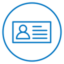 Business card icon