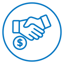 Business deal icon