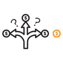 Business Decision Confusion icon