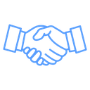 Business Handshake Color Outline icon