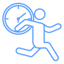 Busy Person Running icon