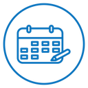 Calendar pen icon