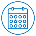 Calendar with event icon