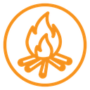 Campfire icon