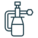 Camping gas icon