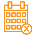 Cancel event icon