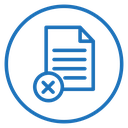 Cancel file icon