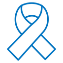 Cancer ribbon icon