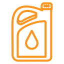 Canister of motor oil icon
