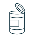 Canned food icon