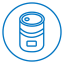Canned food icon