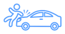 Car accident icon
