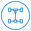 Car axle icon