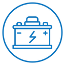Car battery icon