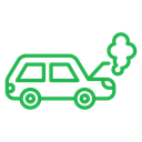 Car Breakdown Smoking Engine icon