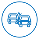 Car crash icon