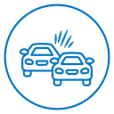 Car crash icon
