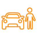 Car driver icon