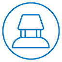 Car headrest icon