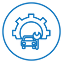 Car mechanic icon