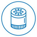 Car oil filter icon
