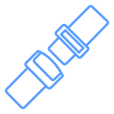 Car seat belt icon