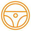 Car Steering wheel icon