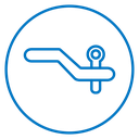 Car towbar icon