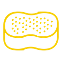Car wash sponge icon