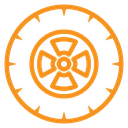 Car wheel icon
