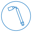 Car wheel brace icon