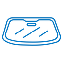 Car windscreen icon