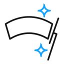 Car windscreen wiper icon