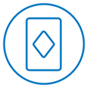 Card-diamond icon