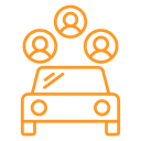 Carpool Share Passengers icon