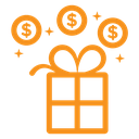 Cash bonus icon