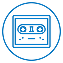 Cassette tape 3 icon