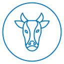 Cattle Crossing Sign icon