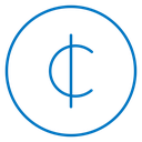 Cedi sign 4 icon