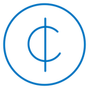 Cedi sign icon