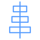 Center Aligned Boxes icon