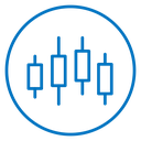 Chart candlestick icon
