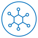 Chart connected icon