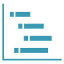 Chart gantt 3 icon