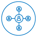 Chart network 2 icon
