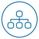Chart tree icon