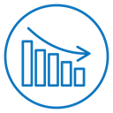 Chat arrow down icon