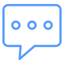 Chat Bubble Dots icon