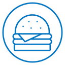 Cheese burger icon