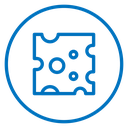 Cheese slice icon